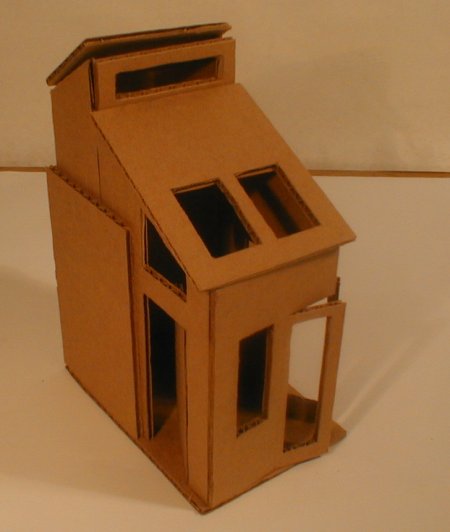model looking at the south-west side