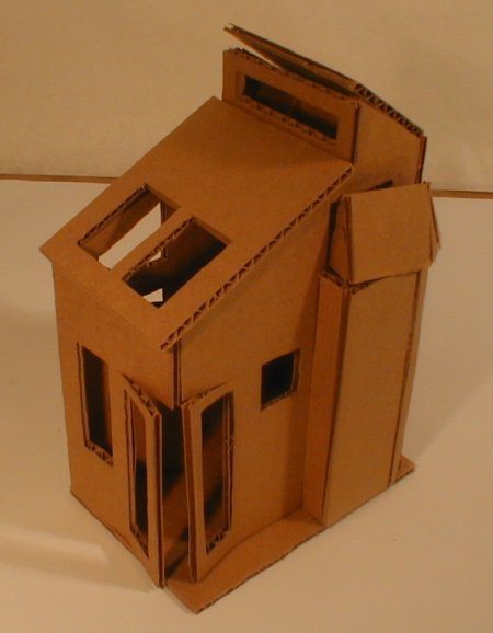 model looking at the south-east side